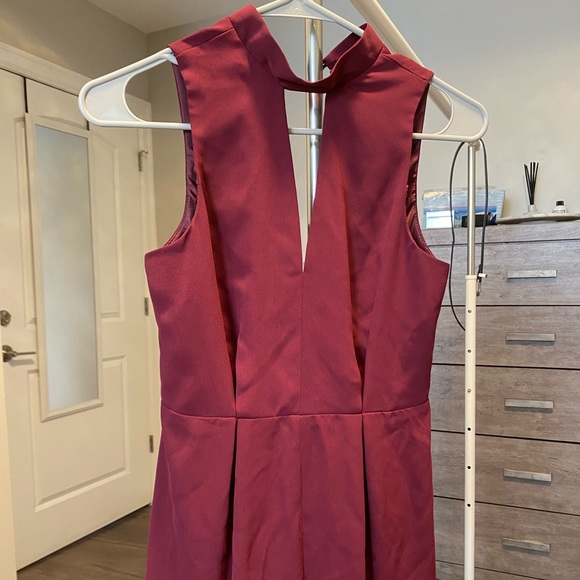 Burgundy romper from Topshop - Picture 2 of 4